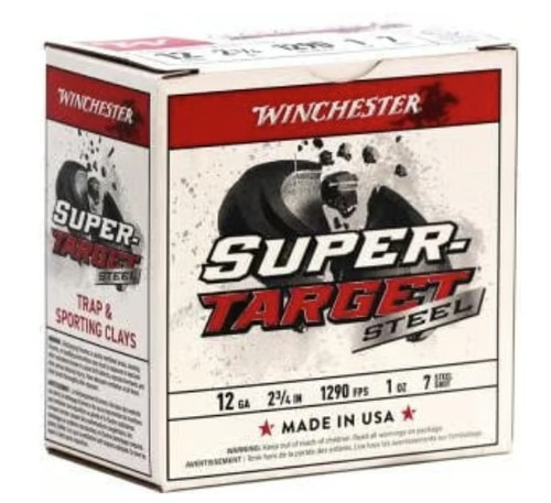 Super Target Steel 12GA 2-3/4" 1oz #7 25/Bx