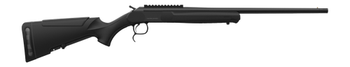 Retay USA GML243BLK20 Gamelander 243 Win 1rd 20" Black Chrome Single Shot Barrel, Black Chrome Steel Receiver w/Picatinny Rail, Matte Black Adjustable Cheek Piece Synthetic Stock, Ambidextrous