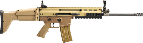 FN 985012 SCAR 16s NRCH 5.56x45mm NATO 16.25" Barrel,   30+1, Flat Dark Earth Anodized Receiver, FDE Telescoping Side-Folding Stock With Adjustable Cheekpiece, Optics Ready