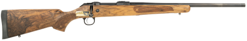 CZ-USA 07726 CZ 600 American ST3 30-06 Springfield 3+1 24" Threaded, Black Barrel/Rec, Grade A Dark Walnut Stock, Adj. Trigger