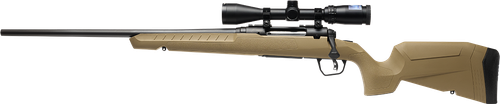 Savage Arms 32196 Axis 2 XP Combo 6.5 Creedmoor 4+1 22" Black Sporter Barrel, Black Drilled & Tapped Steel Receiver, Fixed Flat Dark Earth Synthetic Stock, Left Hand, Boresighted 3-9x40