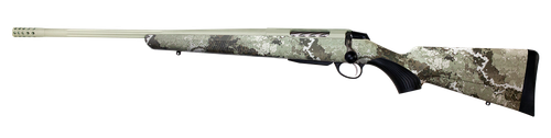 Tikka JRTXVA47124 T3x Lite 7mm PRC 3+1 24.40" Desert Verde Cerakote Fluted Threaded Barrel & Drilled & Tapped Receiver, Veil Alpine Fixed Synthetic Stock, Left Hand