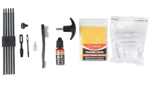 Tapco TAP22082  Universal Cleaning Kit 22 Cal 12 Gauge Black