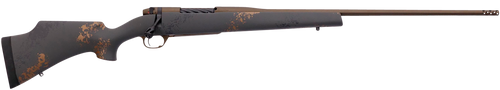 Weatherby MCU03N280AR6B Mark V Camilla Ultra Lightweight Compact 280 Ackley Improved 4+1 24" Barrel, Midnight Bronze Cerakote Metal Finish, Black with Smoke/Gold Sponge Accents Monte Carlo Stock