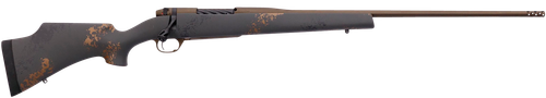 Weatherby MCU03N280AR6B Mark V Camilla Ultra Lightweight Compact 280 Ackley Improved 4+1 24" Barrel, Midnight Bronze Cerakote Metal Finish, Black with Smoke/Gold Sponge Accents Monte Carlo Stock