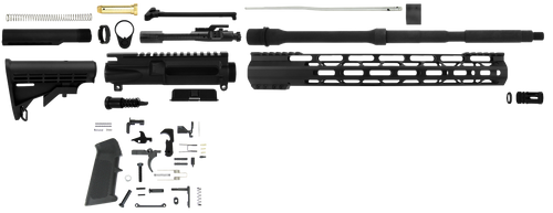 TacFire SSRK556LPK Lower Parts Kit Unassembled Rifle Kit 223 Rem/5.56x45mm NATO AR Platform  Aluminum 1/2"-28 tpi