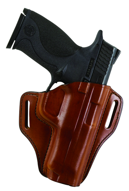 Bianchi 23944 57 Remedy  OWB Size 10A Tan Leather Belt Slide Fits Colt 1911 Officer Right Hand