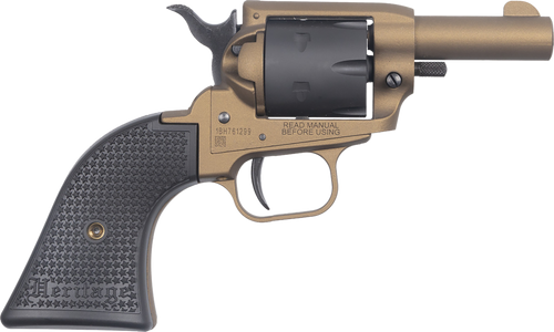 Heritage Mfg BK22A2 Barkeep  22 LR 6 Shot 2.68" Burnt Bronze Cerakote Barrel, Burnt Bronze Cerakote w/Black Accents Frame, Black Cerakote Cylinder, Black Star Polymer Grip