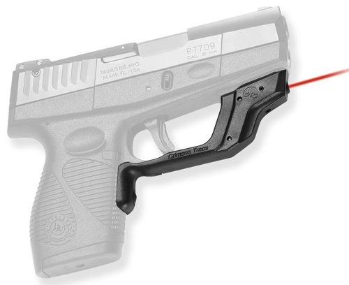 Crimson Trace 0160001 Laserguard  Fits Taurus Slim 709/708/740, Red Laser Black Polymer