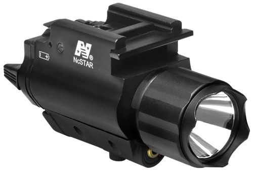 NcStar AQPFLSG Flashlight & Green Laser  Black Anodized 200 Lumens White Cree LED