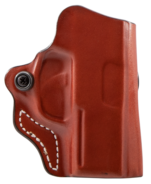 DeSantis Gunhide 019TA8JZ0 Mini Scabbard  OWB Tan Leather Belt Slide Fits Sig P365 Right Hand