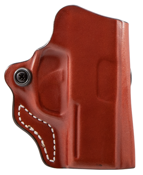 DeSantis Gunhide 019TA8JZ0 Mini Scabbard  OWB Tan Leather Belt Slide Fits Sig P365 Right Hand