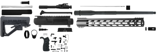 TacFire SSRK308LPK18BN AR Build Kit  Sports South Exclusive 308 Win AR-10 Black Nitride 5/8"x24