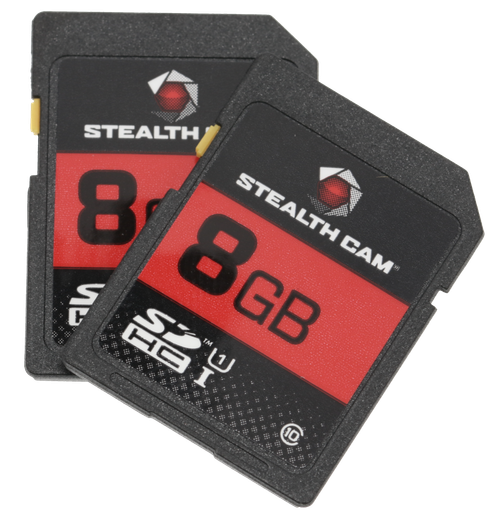 Stealth Cam STC2SD8GB SD Memory Card  8Gb 2 Per Pack