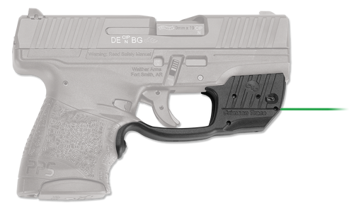 Crimson Trace 0158101 Laserguard  Fits Walther PPS M2, Green Laser Black Polymer