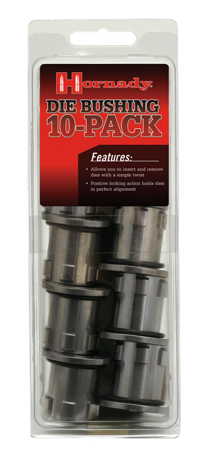 Hornady 044096 Lock-N-Load Die Bushing Metal Works With Hornady Lock N Load AP Press 10 Pack