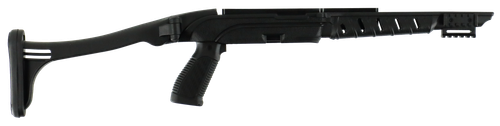 ProMag PM278 Tactical Folding Stock  Black Synthetic with Pistol Grip for Remington 597