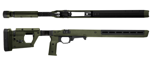 Magpul MAG997-ODG Pro 700 Stock Fixed w/Aluminum Bedding OD Green Synthetic for Remington 700 SA