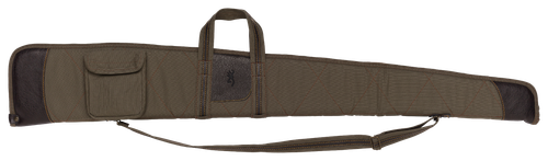 Browning 1415048452 Laredo Shotgun Case Olive w/ Brown Accents Canvas/Leather