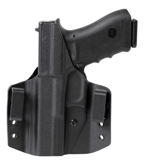 Uncle Mike's 54CCW07BGL CCW Holster OWB Black Boltaron Belt Loop Fits Springfield XD/XD Compact Left Hand