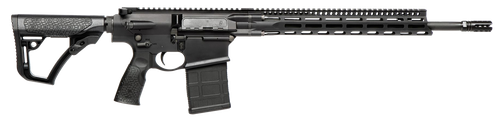 Daniel Defense 0215813210047 DD5 V4 7.62x51mm NATO 18" 20+1 Black Hard Coat Anodized Black Phosphate 6 Position w/SoftTouch Overmolding Stock Black Polymer Grip
