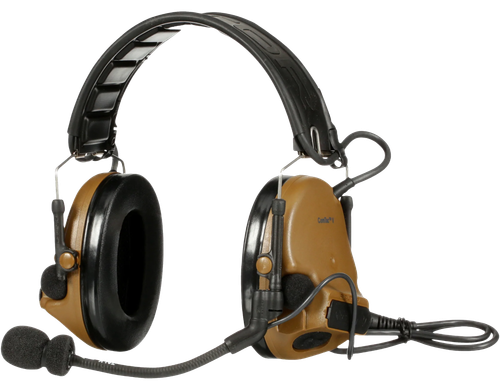 Peltor MT20H682FB47CY 3M Peltor  23 dB Over the Head Coyote Tan
