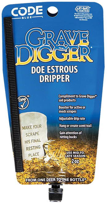 Code Blue OA1425 Grave Digger Doe Estrous Deer 2 oz Dripper