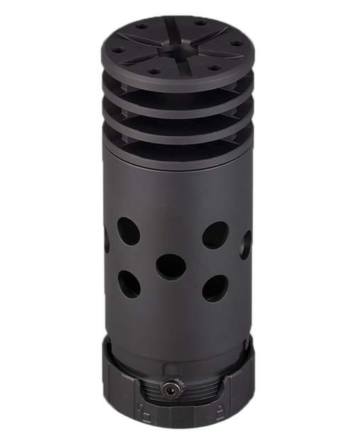 SilencerCo AC2082 ASR Anchor Brake Black Matte Steel 30 Cal