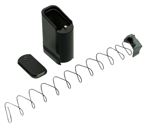 Shield Arms SAS15ME10BLK Magazine Extension  Extended 10rd Compatible w/ Shield Arms S15 Magazine Black Anodized Aluminum