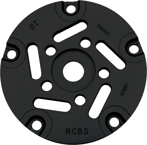 RCBS 88929 Pro Chucker 5 Shell Plate Size #6 Black Steel