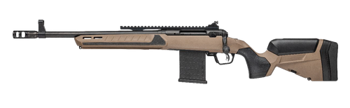 Savage Arms 32987 110 Scout V2 338 ARC 10+1 16.50" Medium Heavy Profile Barrel, Arca Rail Forend, Coyote Tan AccuStock w/AccuFit V2 Synthetic Stock, Left Hand