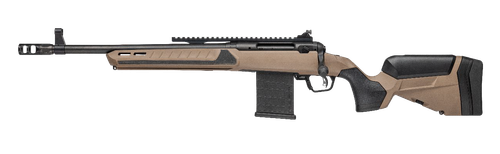 Savage Arms 32990 110 Scout V2 450 Bushmaster 4+1 16.50" Medium Heavy Profile Barrel, Arca Rail Forend, Coyote Tan AccuStock w/AccuFit V2 Synthetic Stock, Left Hand