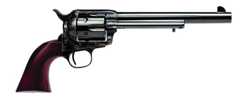 Cimarron PP514M00HN9K U.S. Calvary Buffalo Soldier 45 Long Colt 6 Shot 7.50" Blued Barrel & Cylinder, Color Case Hardened Steel Frame, Walnut Grip, Exposed Hammer, US Markings