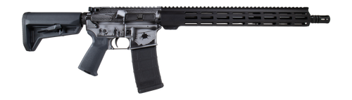 Shark Coast Tactical 300-111-1000-15 Military 5.56 NATO 30+1 16" Black Melonite Threaded Barrel, Gray Cerakote Aluminum Receiver w/Picatinny Rail, M-LOK Handguard, Magpul MOE SL Polymer Stock, Magpul