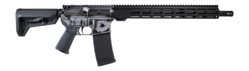 Shark Coast Tactical 300-111-1000-15 Military 5.56 NATO 30+1 16" Black Melonite Threaded Barrel, Gray Cerakote Aluminum Receiver w/Picatinny Rail, M-LOK Handguard, Magpul MOE SL Polymer Stock, Magpul