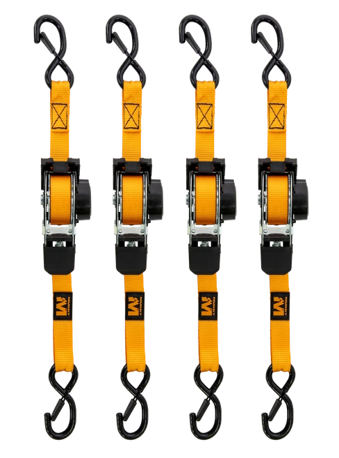 MUDDY MUD-RRS10-4PK   1"X10" RATCHET STRAPS ORG