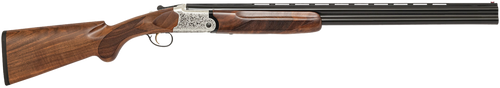Charles Daly 930392 202  28 Gauge Break Open 3" 2rd 28" Black Over/Under Vent Rib Barrel, Silver Engraved Alloy Steel Receiver, Fixed w/Pistol Grip Checkered Walnut Stock