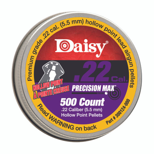 DAISY 22CAL HP PELLETS 500 COUNT TIN