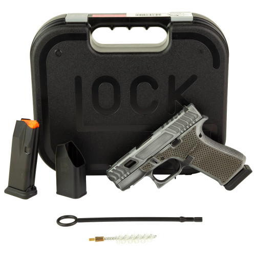 GLOCK 43X HOTH 9MM 15RD BW GREY