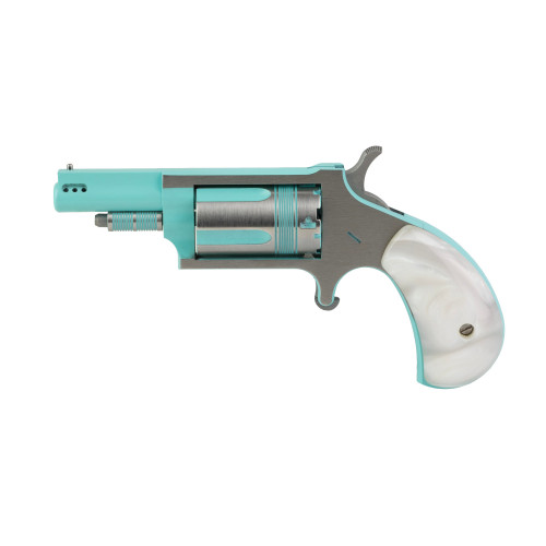 NAA MINI REV IRIS 22WMR 5RD TURQ/SLV