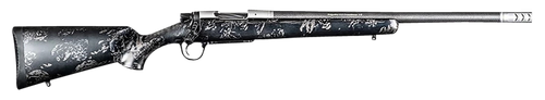 Christensen Arms 8010622200 Ridgeline FFT TI Full Size 6.5 PRC 3+1 20" Stainless Threaded Barrel, Drilled & Tapped Aluminum Receiver, Black w/Gray Accents Fixed Sporter Carbon Fiber Stock, Right Hand