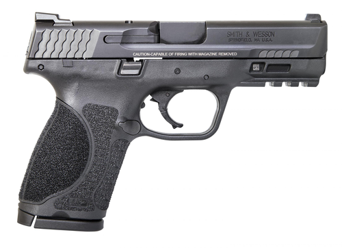 Smith & Wesson LE 12098 M&P 40 M2.0 Compact 40 Smith & Wesson (S&W) Double 4" NTS 13+1 Black Interchangeable Backstrap Grip Black Polymer Frame Black Armornite Stainless Steel Slide