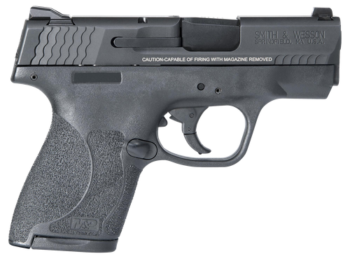Smith & Wesson 11810 M&P Shield M2.0 Micro-Compact Frame 9mm Luger 7+1/8+1, 3.10" Black Armornite Stainless Steel Barrel & Serrated Slide, Matte Black Polymer Frame, Black Textured Grip, No Safety