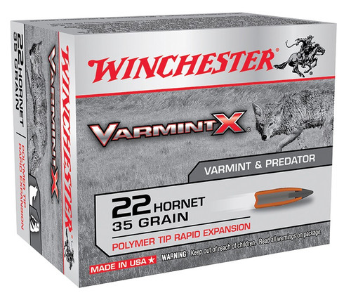 Varmint X 22 Hornet 35gr Poly 20rd/Box