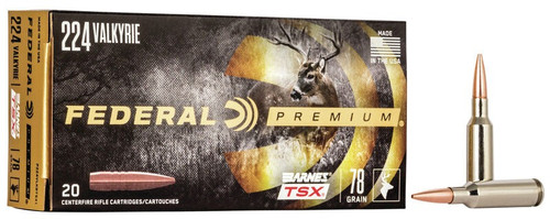 Prem 224 Valk 78gr Barnes TSX 20rd