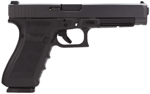 Glock PG4130103 G41 Gen4 Competition 45 ACP 13+1 5.31" Barrel, Black Frame & Slide, Finger Grooved Rough Texture Grip, Modular Backstrap, Reversible Mag. Catch, Safe Action Trigger