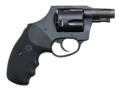 Charter Arms 64429 Boomer  Large 44 Special, 5 Shot 2" Black Nitride Ported/Tapered Steel Barrel, Black Nitride Cylinder & Frame w/Black Finger Grooved Rubber Grip