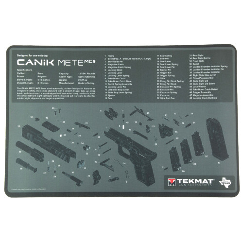 TEKMAT CANIK MC9 GUN CLEANING MAT