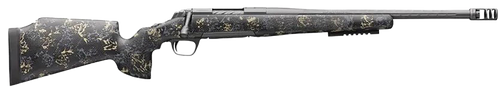 Browning 035584288 X-Bolt Pro McMillan LR SPR 28 Nosler 3+1 22" Fluted, Carbon Gray Barrel/Rec, Sonora Carbon Ambush Camo Fixed McMillan Game Warden 2.0 Stock, Recoil Hawg Muzzle Brake
