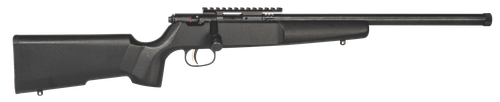 Savage Arms 13823 Rascal Target Youth 22 LR 1rd 16.12" Matte Blued Heavy Barrel, Matte Blued Carbon Steel Receiver, Matte Black Wood Stock, Right Hand